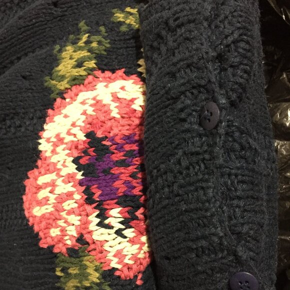 VINTAGE LIZ CLAIBORNE COLLECTION KNITTED BY HAND SWEATERS SIZE M - Picture 9 of 10